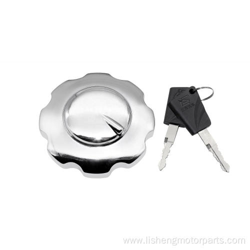 Chromed CG125 Motorcycle fuel tank cap